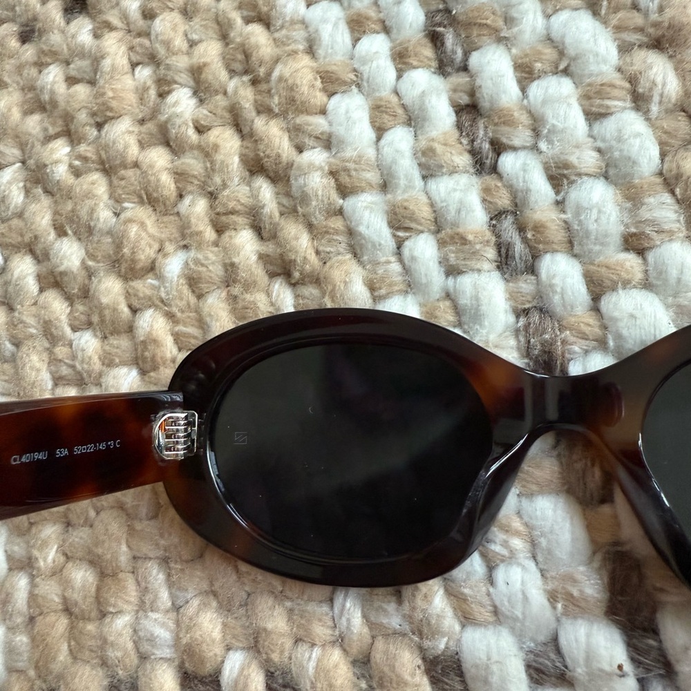 Celine Triomphe 01 Oval Sunglasses (Preowned Like NEW) - Picture 8 of 16